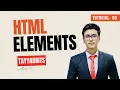 HTML Elements Explained Block vs Inline Elements Tutorial