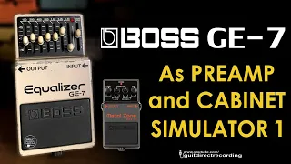 Download BOSS GE-7 Equalizer as Preamp and Cabinet Simulator | Metal Zone. MP3