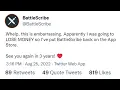 BattleScribe is back on the App Store