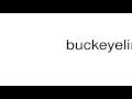 How to pronounce buckeyelink