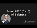 Codeforces Div 3 All Solutions