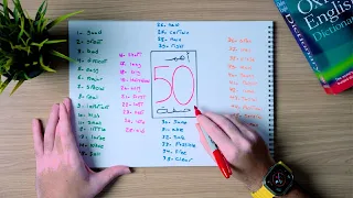 احفظ معايا أهم 50 صفة في الانجليزي في ٢٨ دقيقة 