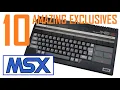 10 Amazing MSX Exclusives