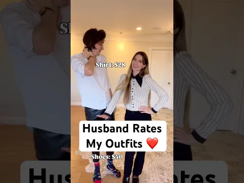 Husband Rates My Outfits #fashion #relationship #husband #wife