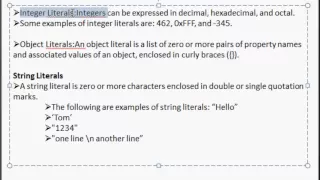 JavaScript Chapter 1 - Basics