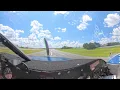 Real Aircraft Landing in Georgia 360 Cockpit View AIAA Thorp S-18 Flight VR