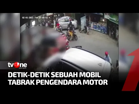 NGERI! Mobil Tabrak dan Lindas Sejumlah Pengendara Motor di Medan