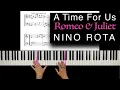 Download Lagu Romeo \u0026 Juliet - A Time for Us - Nino Rota - Piano Tutorial with sheet music