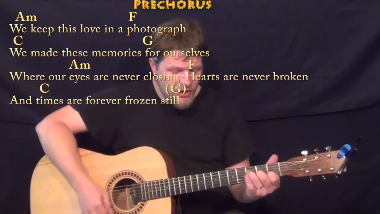 Photograph (Ed Sheeran) Strum Guitar Cover Lesson in C with Chords/Lyrics #photograph #edsheeran