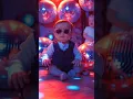 Lagu Party man ! baby in disco #cute #shorts #trending
