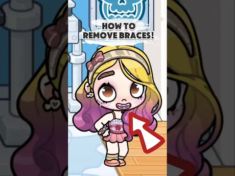 How to Remove Braces in Avatar World 😬 #avatarworld #avatarworldhacks