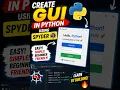 I Made Python Do THIS GUI in 60 Seconds