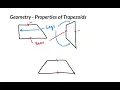 Geometry Properties of Trapezoids