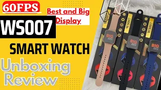 ws007 smartwatch unboxing review and price in pakistan big display smartwatches apple watch replica
