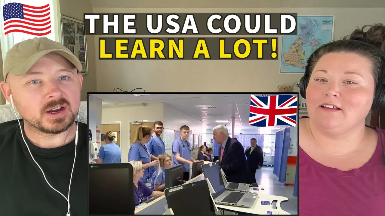 Americans React to the NHS - How The UK's Healthcare System Works