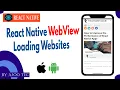 React native WebView Loading Website and html in Hindi