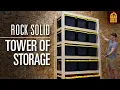 Simple and Strong Garage Storage Shelves
