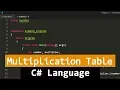 C Program to Print Multiplication Table for a Number