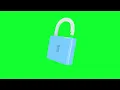 Lock Green Screen - Stock Footage