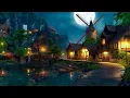 Download Lagu Medieval Village Night Ambience | Relaxing Medieval Village Sounds at Night, Crickets, Owl Sounds