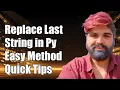 How to Replace the Last Occurrence of a Specific String in Python