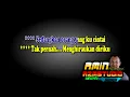 BUKAN YANG PERTAMA || Mega Mustika || KARAOKE Nada PRIA