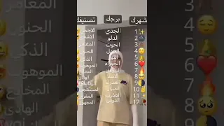 شهرك برجك تصنيفك أنا شهر 5 لاتنسوا الاشتراك في القناة وتفعيل الجرس اكسبلور اكسبلور لايك كومنت 