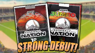 STRONG DEBUT SET 2025 Leaf Baseball Nation Jumbo Hobby Box Review