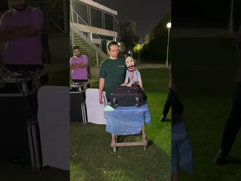 شوفوا ابانوب فلكس وموهبه التكلم من البطن والبيت بوكس والتفاعل مع الجمهور 😍❤️