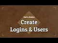 MS SQL access control Part 1 Create Logins Users