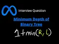 Minimum Depth of Binary Tree - DFS