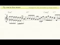 Download Lagu Fly me to the moon - Jazz Accordion Sheet Music