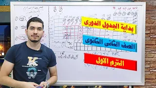 بناء الجدول الدورى الحديث كيمياء الصف الثانى الثانوى 2023 