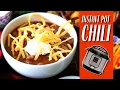 QUICK EASY Instant Pot Chili Recipe