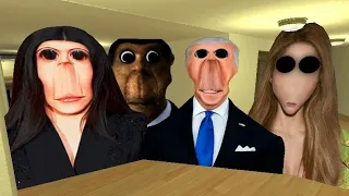 Joe biden, Rosalia bizcochito, Obunga And Shakira Nightmare Nextbot Gmod