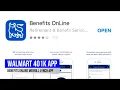 Walmart Employee Apps Benefits Online App Associate 401k with Merrill Lynch Monitor Your Account