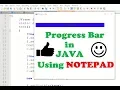 Progress Bar in java without using a JProgressBar tool jprogressbar tool Qodehelp