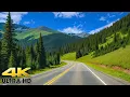 Montana to Idaho Northern Rocky Mountain Scenic Drive 4K
