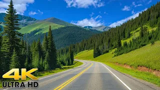 Montana to Idaho Northern Rocky Mountain Scenic Drive 4K