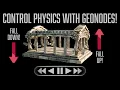 Blender Tutorial - Control Physics Sims with Geometry Nodes Beginner Friendly