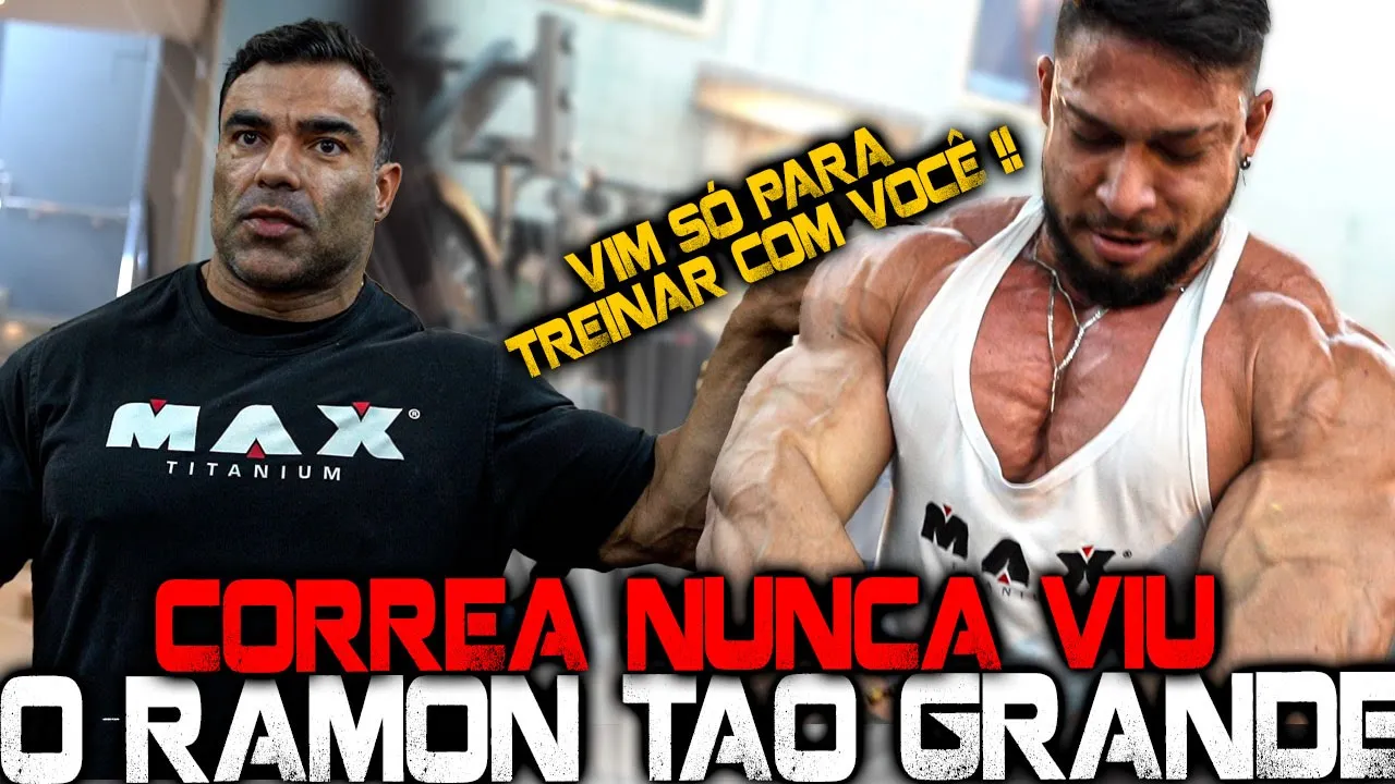 RAMON DINO SURPREENDEU - CORREA NUNCA TINHA VISTO ELE TÃO GRANDE !!!