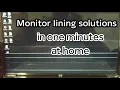monitor lining problem laptop monitor line problem monitor line problem lining on screen