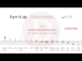 Download Lagu Planetshakers - Turn It Up Drum Score