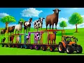 Download Lagu MASSIVE CONVOY TRANSPORT WITH SHEEPS, COWS, BUFFALO, GOATS \u0026 HORSES - FS25