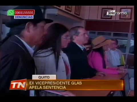 Ex Vicepresidente Glas apela sentencia