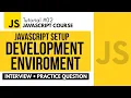 JavaScript Setting Up Development Environment JavaScript Full Course in Hindi