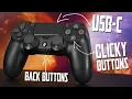 100 PS4 Dualsense Edge DIY Project 2 Paddles Clicky Buttons Triggers Bumpers USB-C