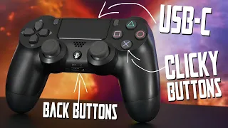100 PS4 Dualsense Edge DIY Project 2 Paddles Clicky Buttons Triggers Bumpers USB-C