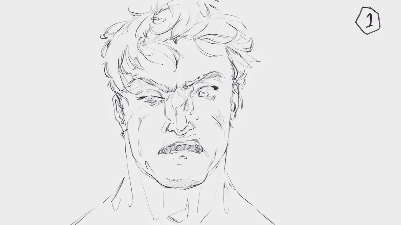 Short Animation - Ramsey Head Turn/Wind Blow