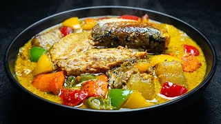 DI MO TALAGA AAKALAING MAPAPARAMI KA NG KAIN SA SARAP NITO │ QUICK AND EASY CREAMY MACKEREL CURRY😋🥥🐟